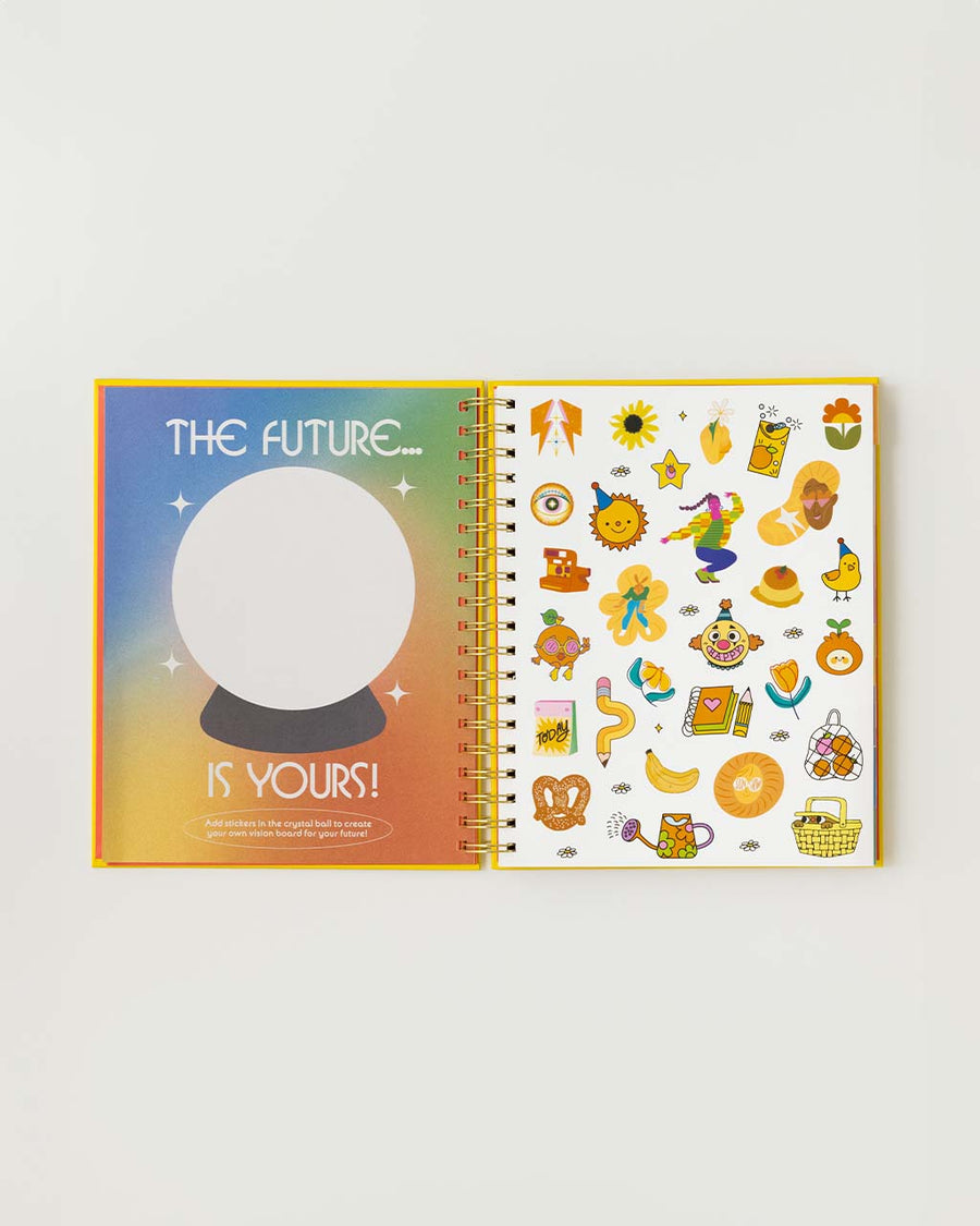 the future is yours and sticker pages