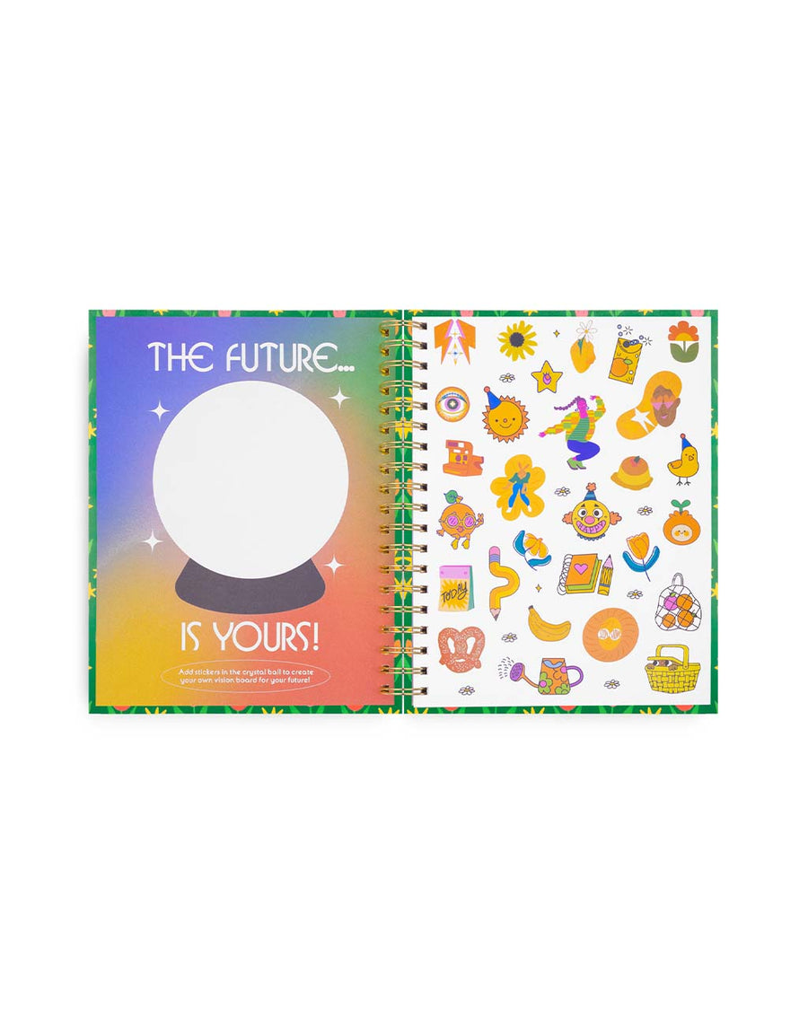 the future is yours sticker pages