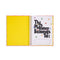 interior yellow pocket with 'this planner belongs to: 