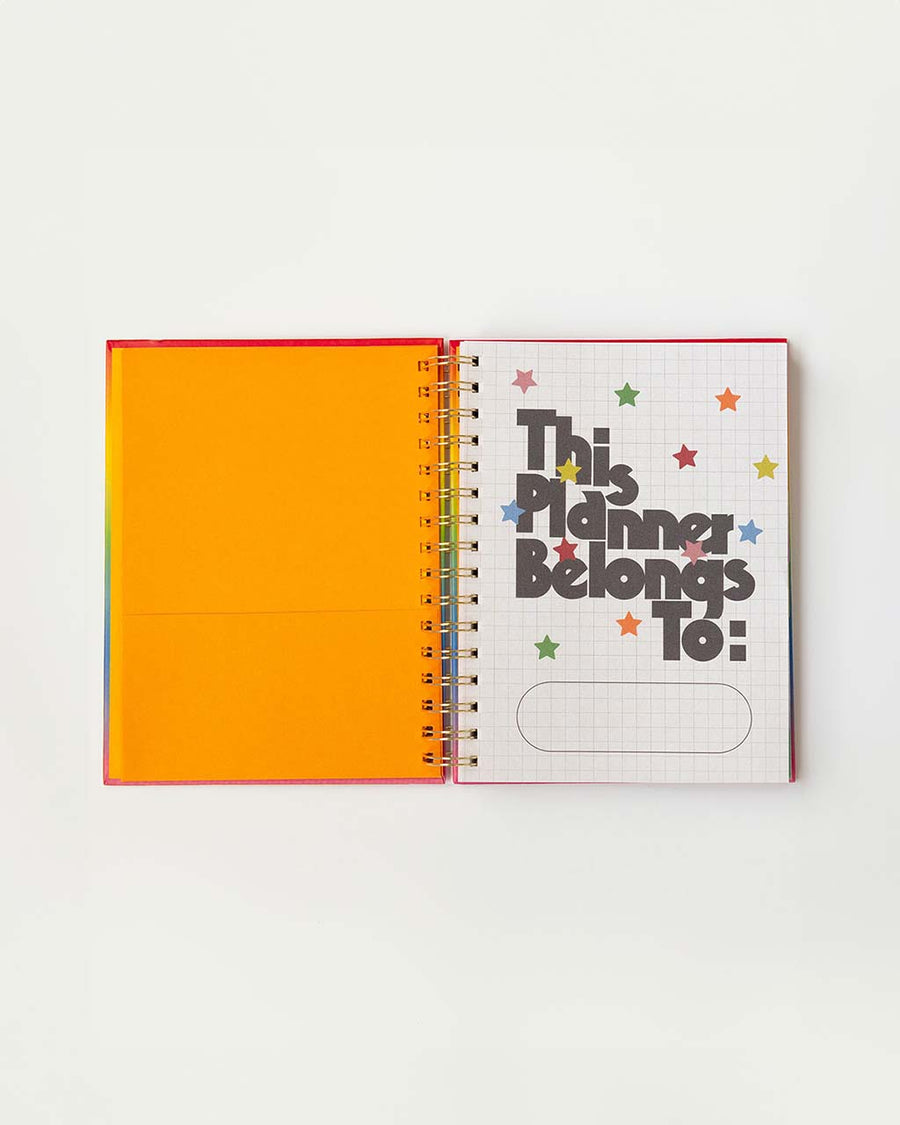 'this planner belongs to:' pages