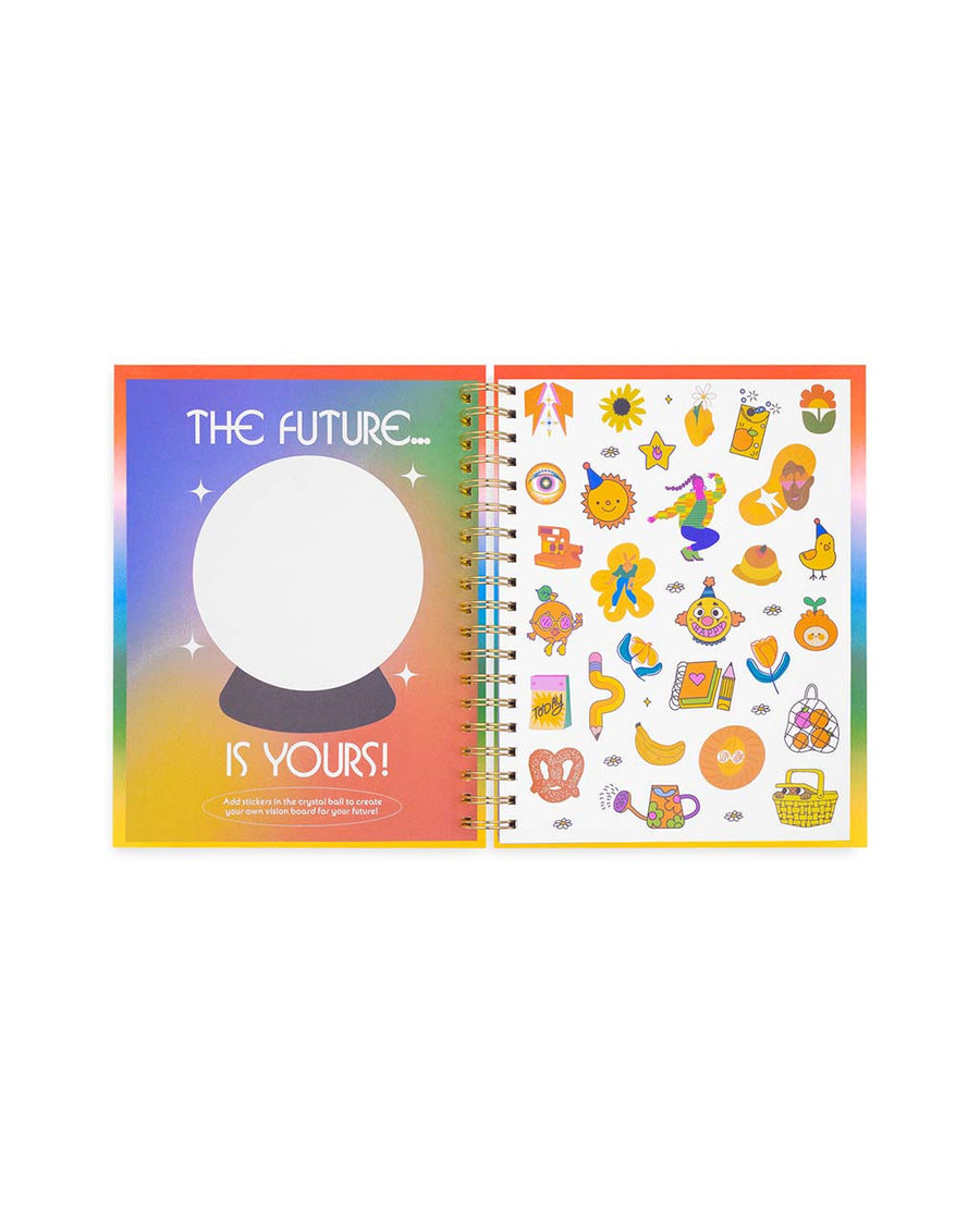 the future is yours and sticker sheet pages