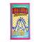 colorful oversized towel with 'i survived the emotional rollercoaster at the feel it all carnival' with graphic on the front