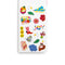 page of colorful stickers