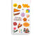 page of colorful stickers