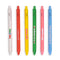 set of 6 various colored gel pens with positive sayings on them