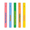 set of five neon highlighters with various positive sayings on them