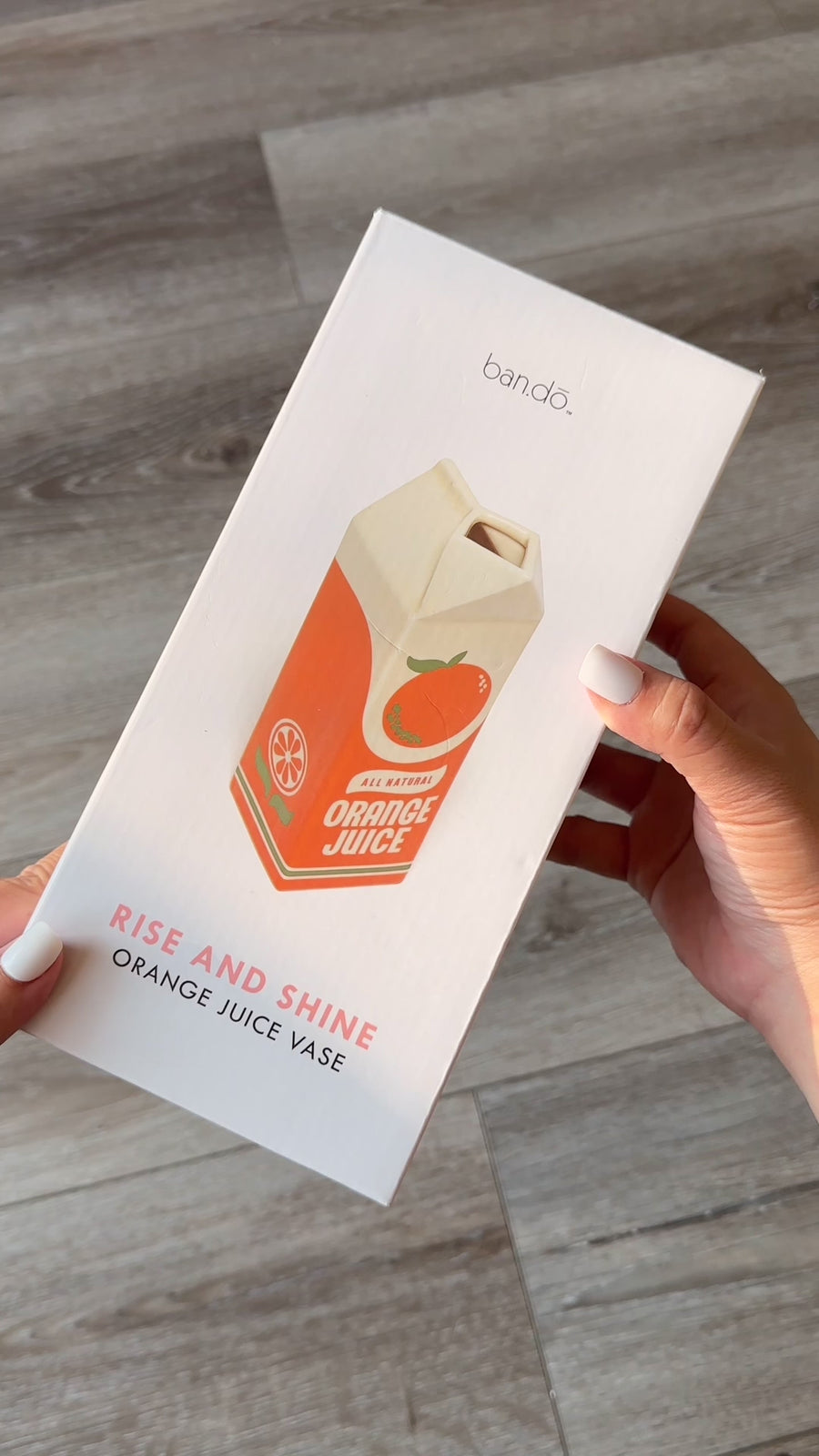 Orange Juice Vase  Juice carton, Apartment decor inspiration