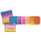 set of 7 ombre colored makeup cloths