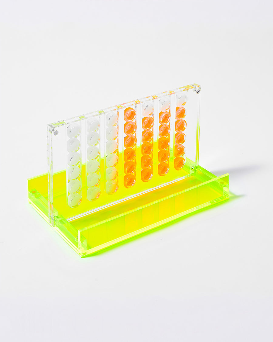 acrylic neon 4 in a row set