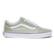 sage old skool vans sneakers with white sole