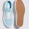 pair of two toned blue vans old skool stackform shoes