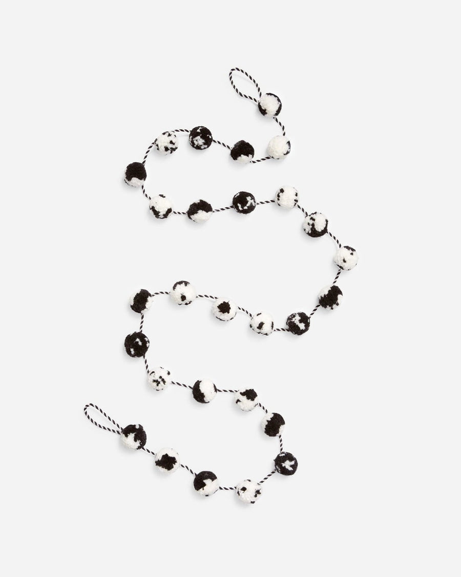 Pom Garland - Black/White